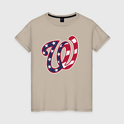 Женская футболка Washington Nationals - baseball team