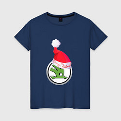 Женская футболка Skoda Merry Christmas