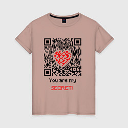 Женская футболка QR-Love