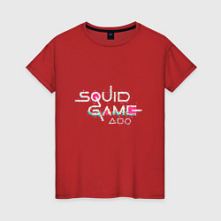 Футболка хлопковая женская Squid Style, цвет: красный