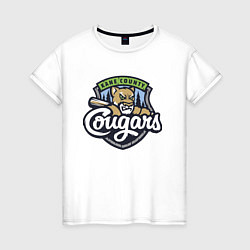 Женская футболка Kane County Cougars - baseball team