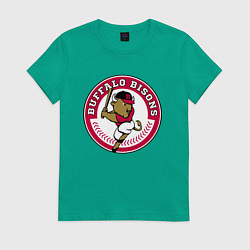Женская футболка Buffalo Bisons - baseball team
