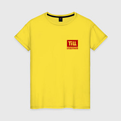 Женская футболка TILL LINDEMANN NEW LOGO