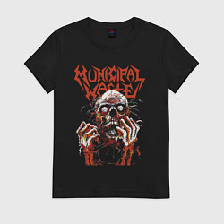 Футболка хлопковая женская Municipal Waste - crazy face, цвет: черный