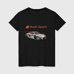 Женская футболка Audi sport - racing team