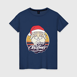 Женская футболка Лого Дед Мороза