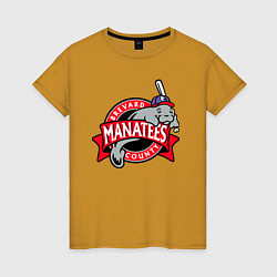 Женская футболка Brevard County Manatees - baseball team