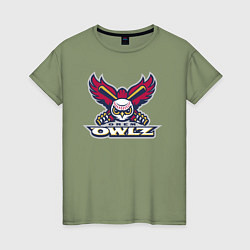 Женская футболка Orem Owlz - baseball team