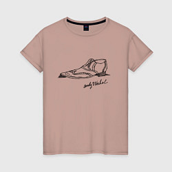 Женская футболка Andy Warhol - signature
