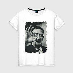 Женская футболка Salvador Dali - crazy face
