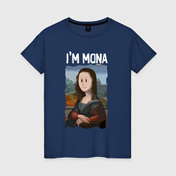 Женская футболка Я МОНА IM MONA