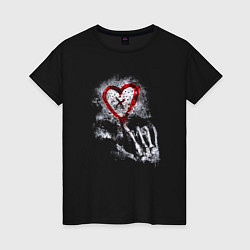 Женская футболка Любовь, смерть и поцелуи