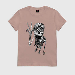 Женская футболка Skeleton dude