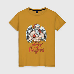 Женская футболка Merry Santa Merry Christmas
