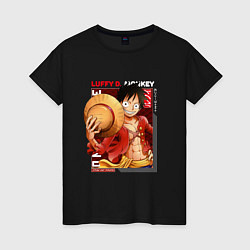 Женская футболка Ван-Пис One Piece, Луффи Мугивара
