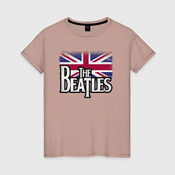 Женская футболка The Beatles Great Britain Битлз