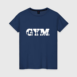 Женская футболка GYM- образ жизни