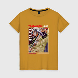 Женская футболка Ван-Пис One Piece, Трафальгар Ло,
