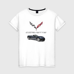 Женская футболка Chevrolet Corvette