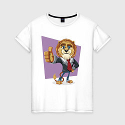 Женская футболка Lion - boss