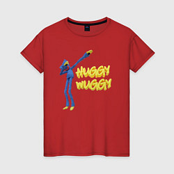 Женская футболка Хаги ваги Huggy Wuggy Poppy Playtime