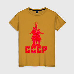 Женская футболка Рабочий и колхозница СССР
