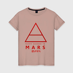 Женская футболка 30 Seconds to Mars рок