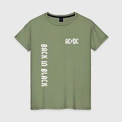 Женская футболка ACDC Рок