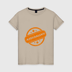 Женская футболка Азербайджан Orange