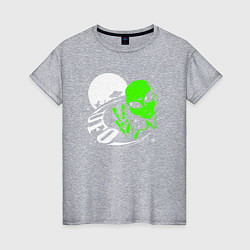 Женская футболка Привет от пришельца