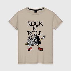Женская футболка Rock n Roll dab