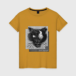Женская футболка Коллекция Get inspired! Большая кошка Абстракция f