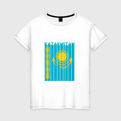 Женская футболка Kazakhstan - Казахстан