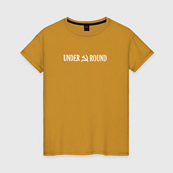 Женская футболка Underground USSR
