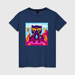 Женская футболка Кот инопланетянин