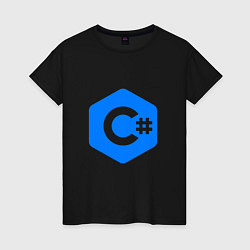 Женская футболка Язык программирования C Sharp