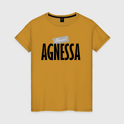 Женская футболка Нереальная Агнесса