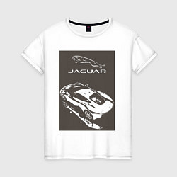 Женская футболка Jaguar - этим всё сказано!