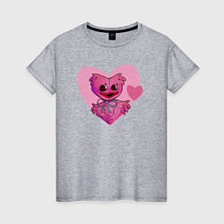 Женская футболка Кисси Мисси в сердце