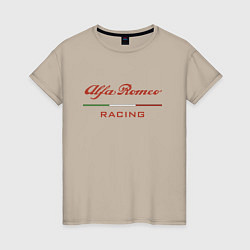 Женская футболка Alfa Romeo racing - logo