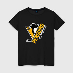 Женская футболка Pittsburgh Penguins Питтсбург Пингвинз