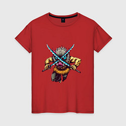 Женская футболка Иноске Хашибира с мечами Клинок рассекающий демоно