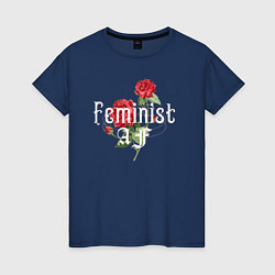 Женская футболка Feminist AF
