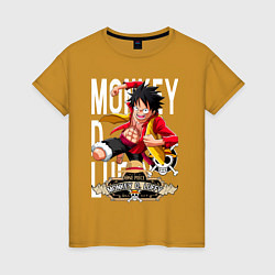 Женская футболка One Piece Monkey Большой Куш Манки