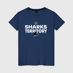 Женская футболка SHARKS TERRITORY САН-ХОСЕ ШАРКС