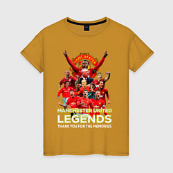 Женская футболка Легенды Манчестера Manchester United Legends