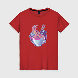 Женская футболка Web Ramen