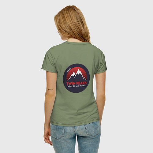 Женская футболка Твин Пикс 2022 ltd / Авокадо – фото 4