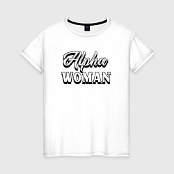 Женская футболка Alpha woman