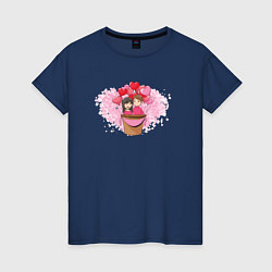 Женская футболка Любовь на Воздушных Шарах